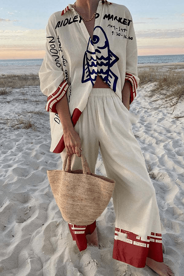 Detalle Madilyn · Conjunto Crop y Pantalón Ancho