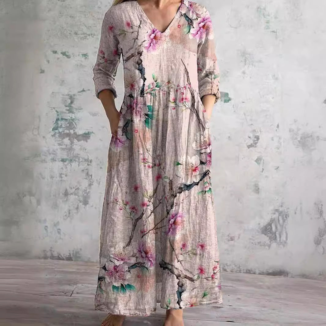 Detalle textura Galina · Vestido Vintage Chic