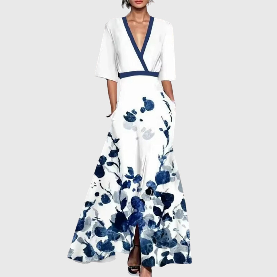 Detalle textura Candice · Vestido Elegante Primavera