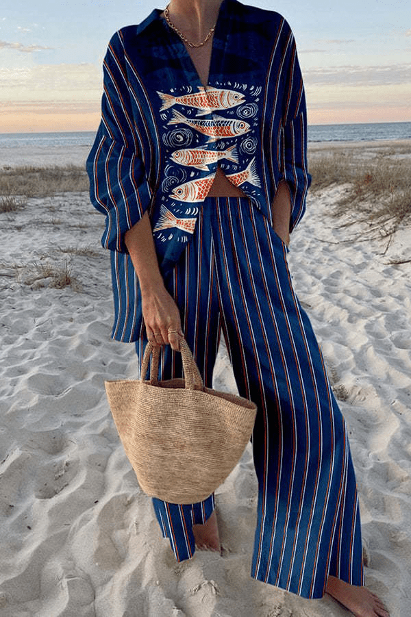 Detalle Maisey · Conjunto Top y Pantalón Verano