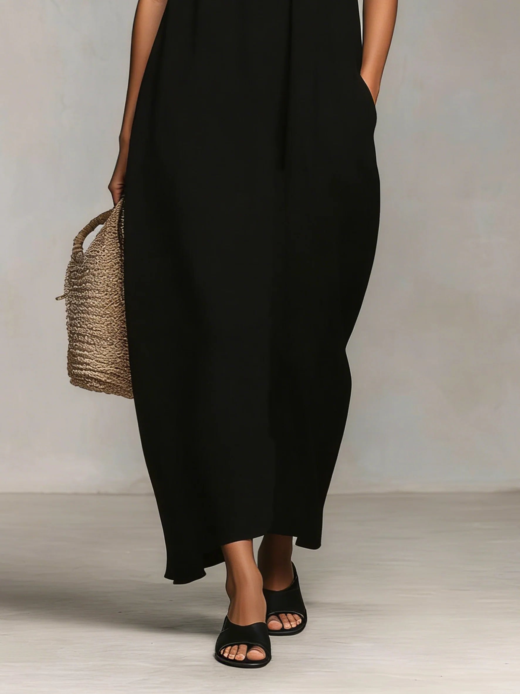 Mirelle | Vestido Maxi con Bloques de Color