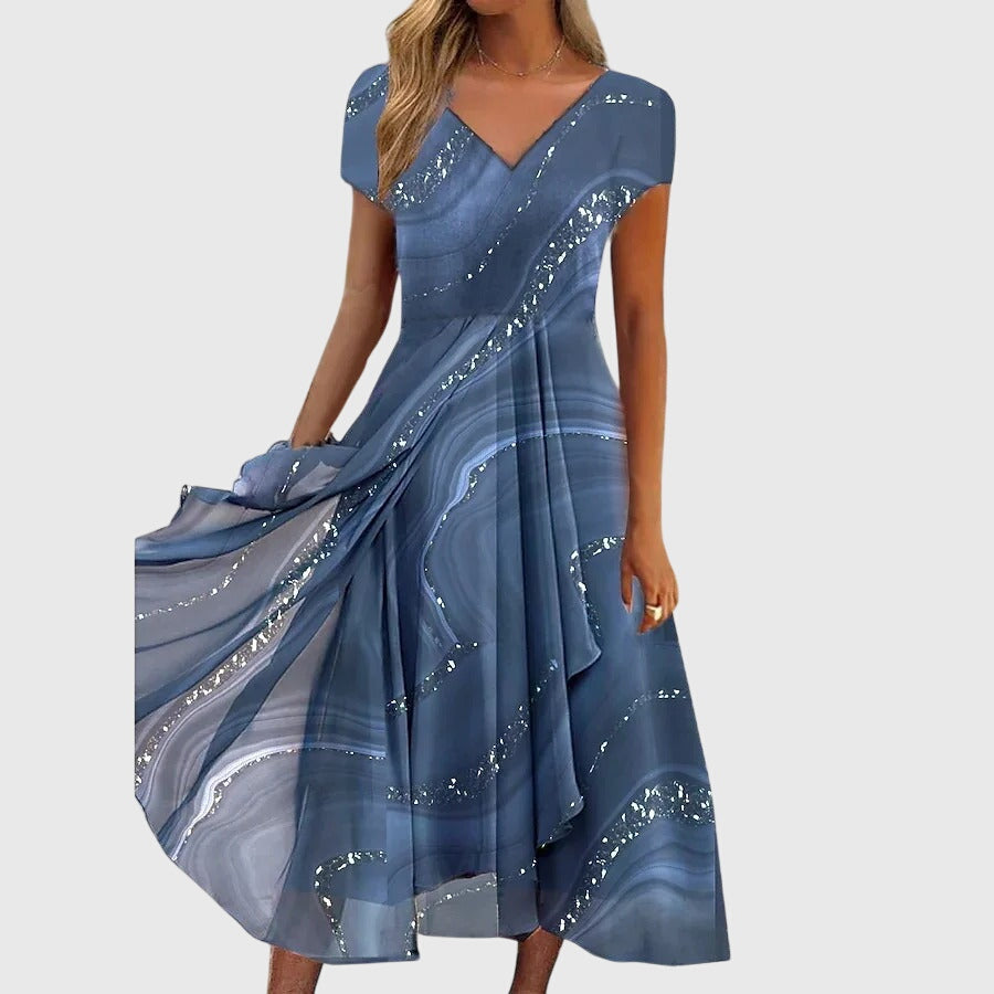 Aubrielle · Vestido Midi Fluido