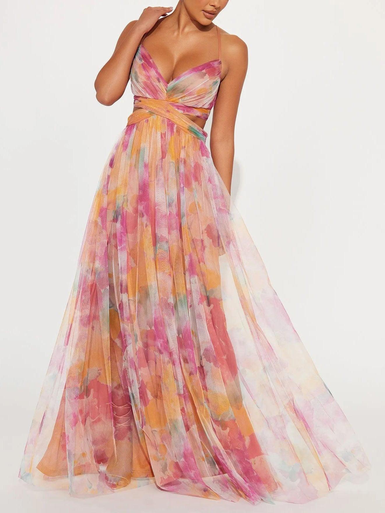 Flora · Maxi A-Line Floral