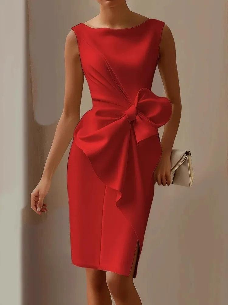 Elena · Vestido midi de lazo