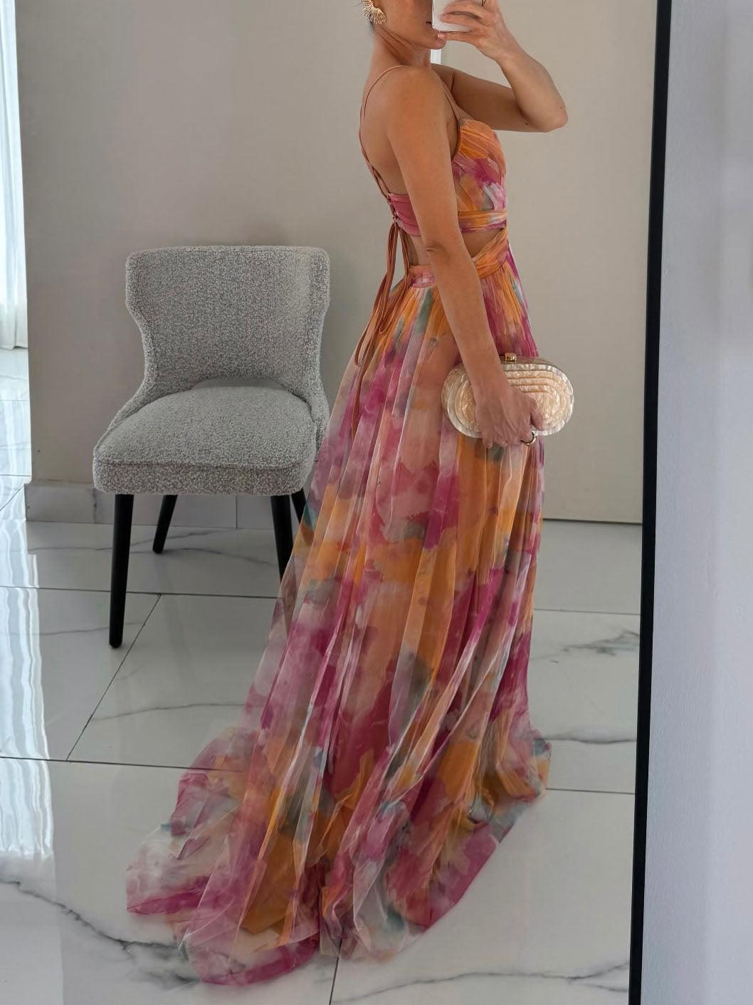 Flora · Maxi A-Line Floral