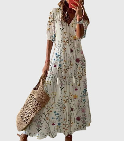 Amalia · Vestido largo boho