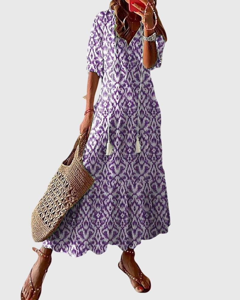 Amalia · Vestido largo boho