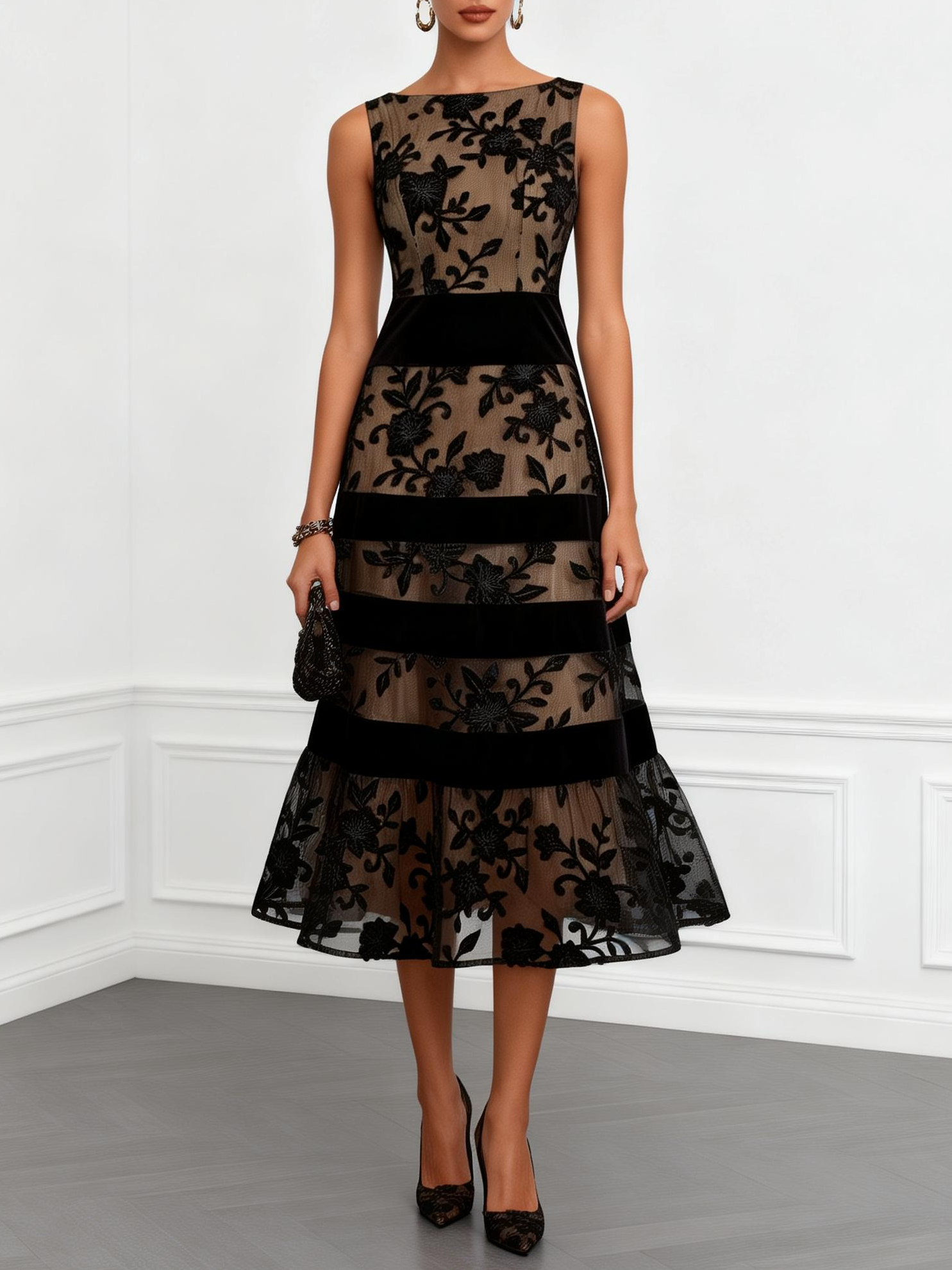 Noche · Midi A-Line Malla