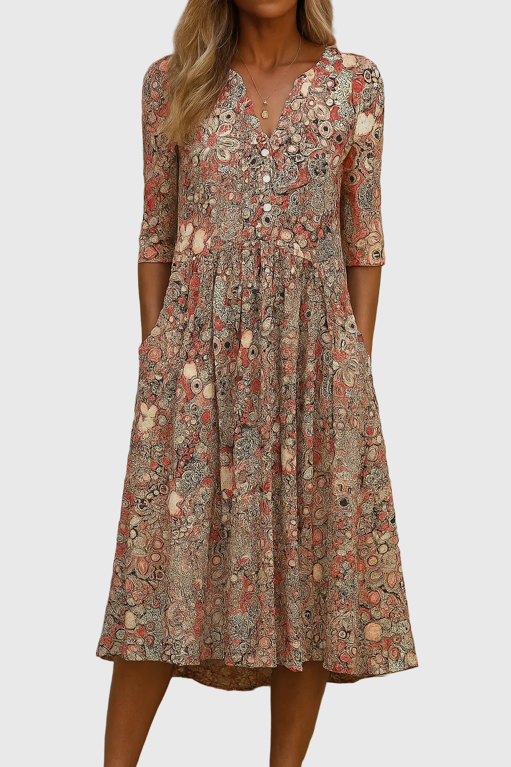 Harlow · Midi Escote en V