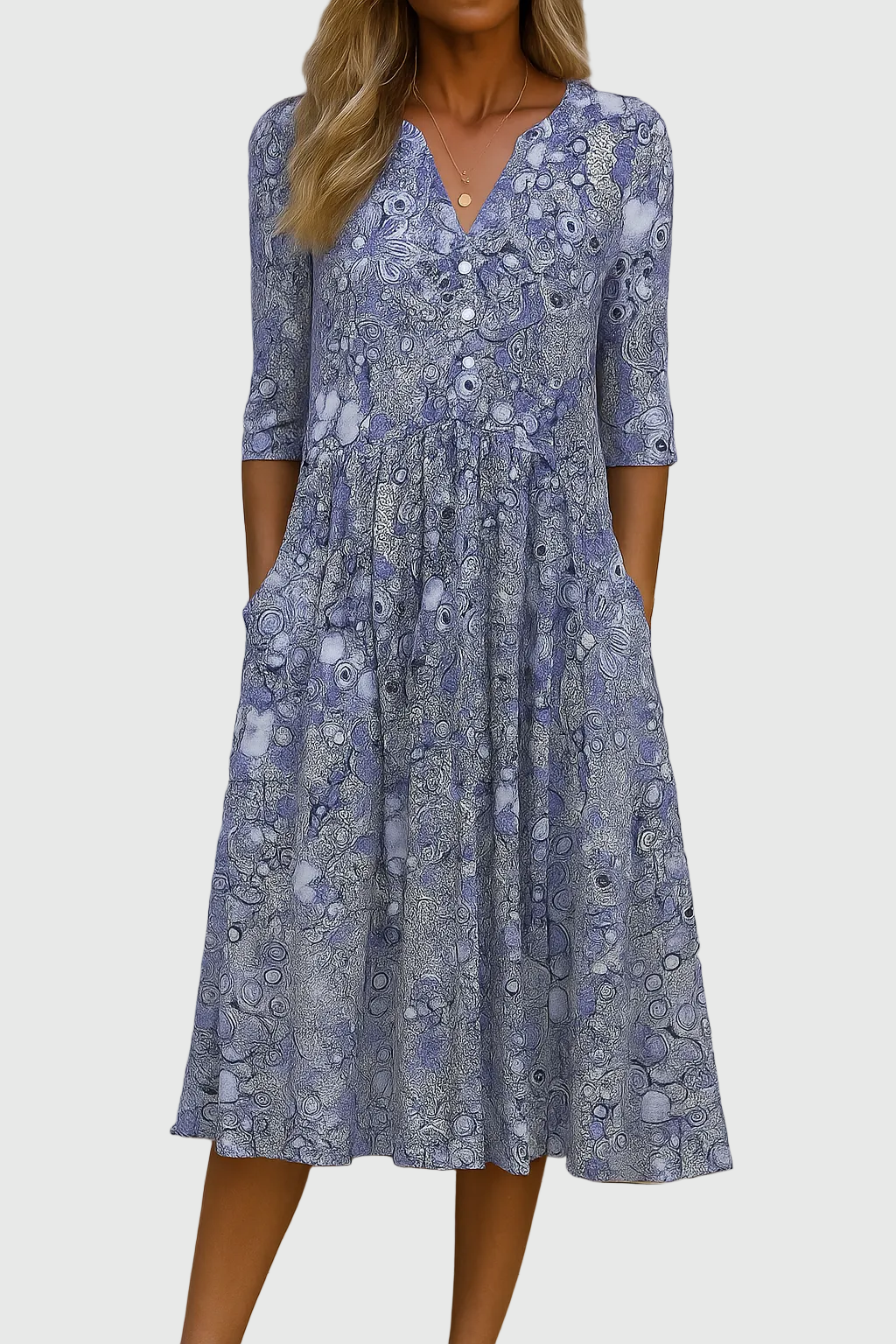 Harlow · Midi Escote en V