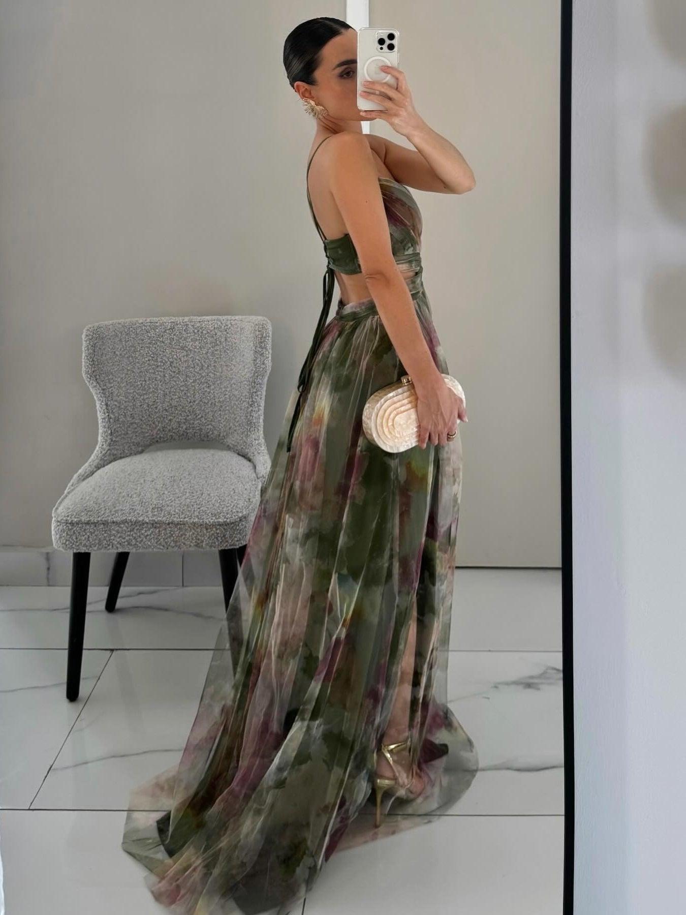 Flora · Maxi A-Line Floral