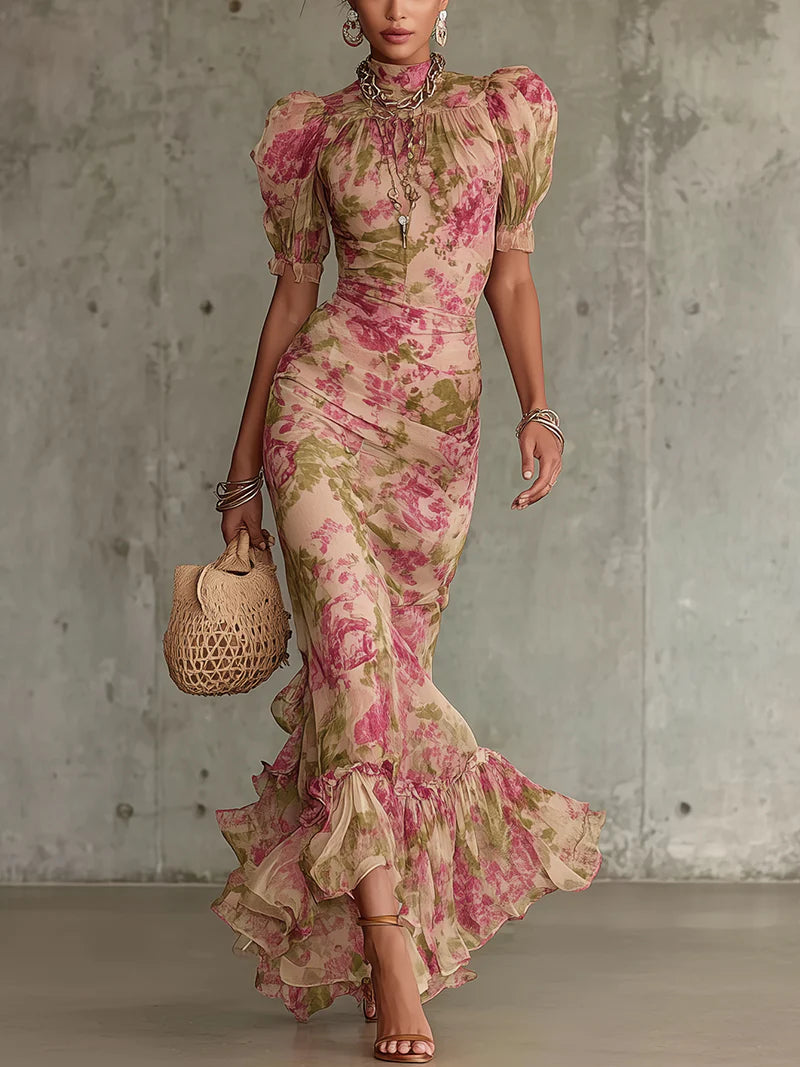 Rosalie - Vestido maxi curado por Solenza