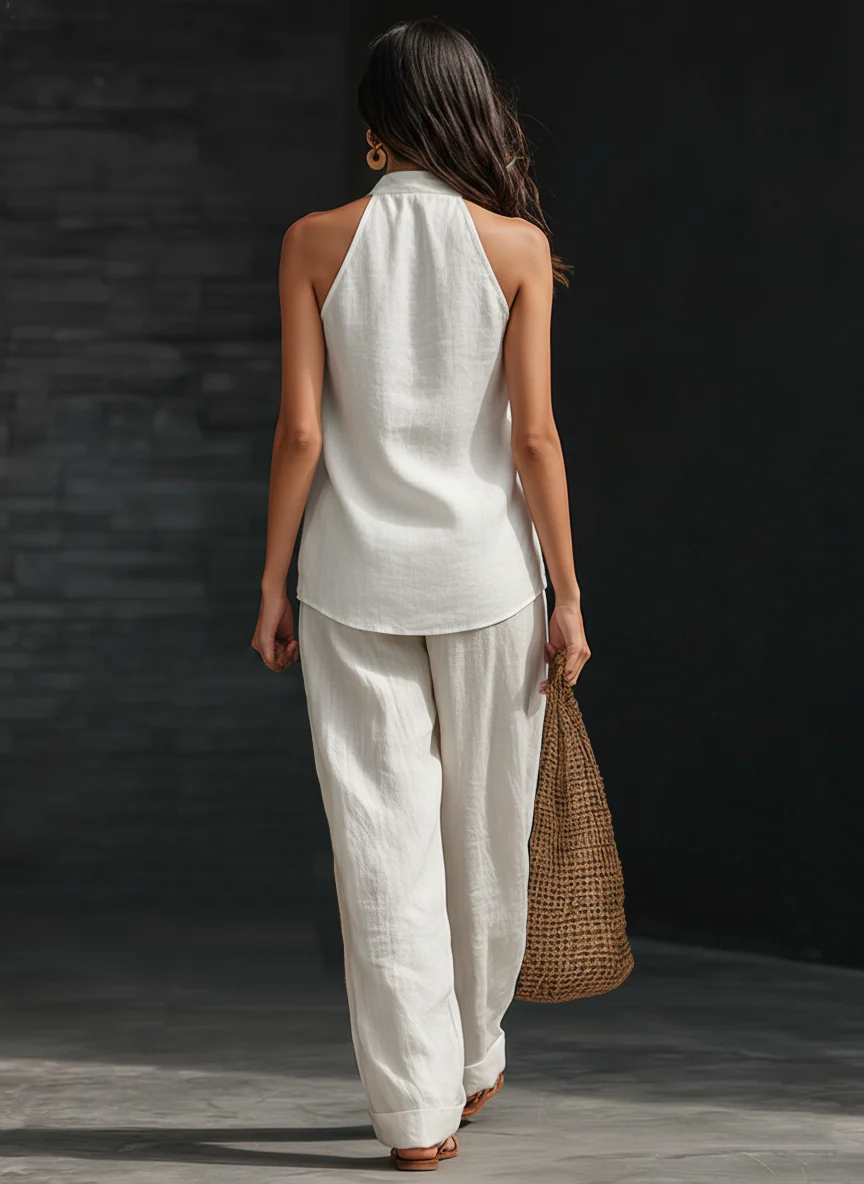 Zoé | Conjunto sin mangas con pantalones