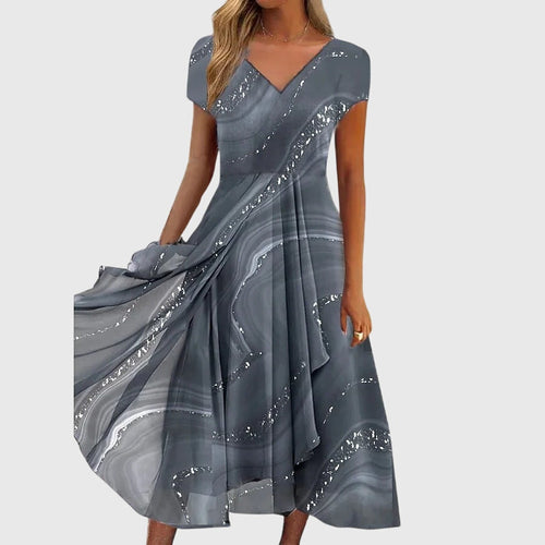 Aubrielle · Vestido Midi Fluido