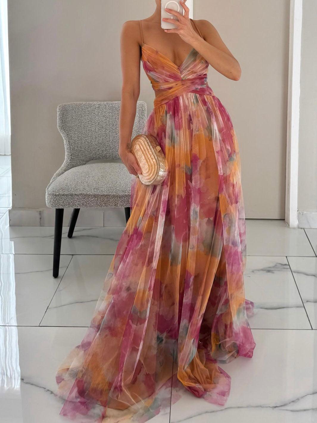 Flora · Maxi A-Line Floral
