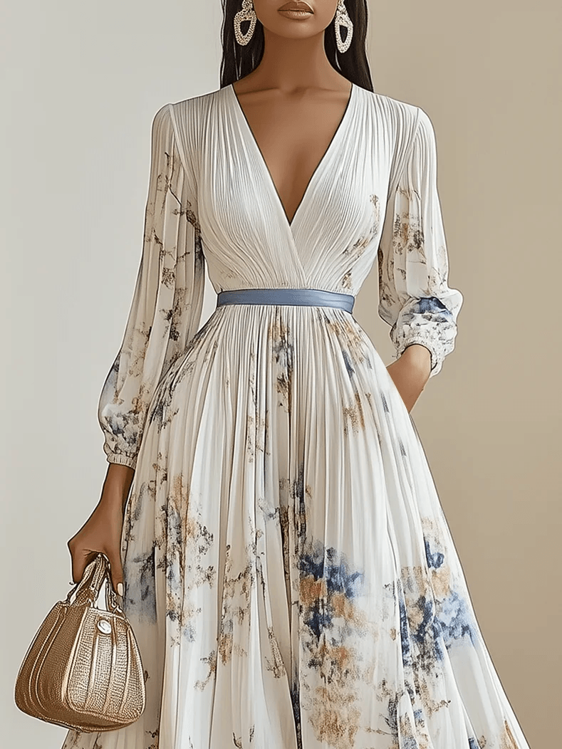 Blanche · Maxi Chifón Plisado